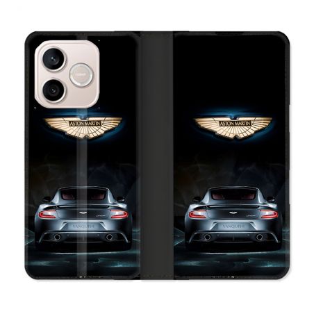 Housse Cuir Portefeuille Pour Honor 600 Lite 5G Aston Martin