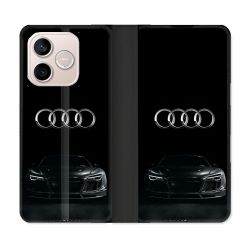 Housse Cuir Portefeuille Pour Honor 600 Lite 5G Audi