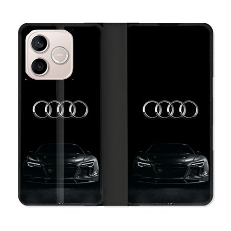 Housse Cuir Portefeuille Pour Honor 600 Lite 5G Audi