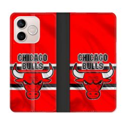 Housse Cuir Portefeuille Pour Honor 600 Lite 5G Basket Chicago Bulls