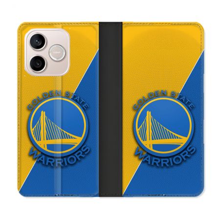 Housse Cuir Portefeuille Pour Honor 600 Lite 5G Basket Golden State Warriors