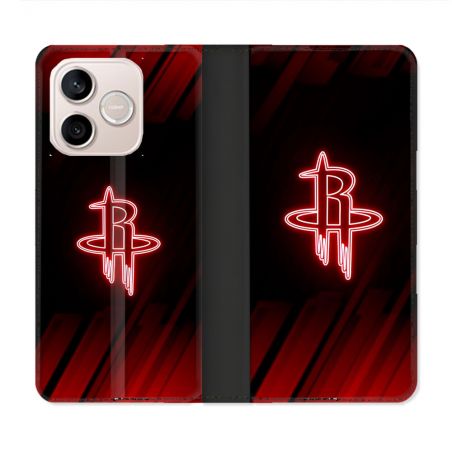 Housse Cuir Portefeuille Pour Honor 600 Lite 5G Basket Houston Rockets