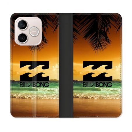Housse Cuir Portefeuille Pour Honor 600 Lite 5G Billabong