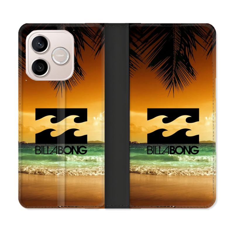 Housse Cuir Portefeuille Pour Honor 600 Lite 5G Billabong