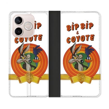 Housse Cuir Portefeuille Pour Honor 600 Lite 5G Bip Bip Coyote