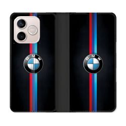 Housse Cuir Portefeuille Pour Honor 600 Lite 5G BMW Logo