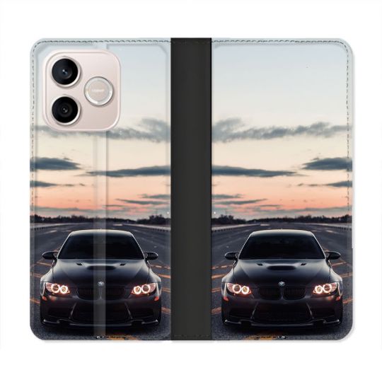 Housse Cuir Portefeuille Pour Honor 600 Lite 5G BMW Serie