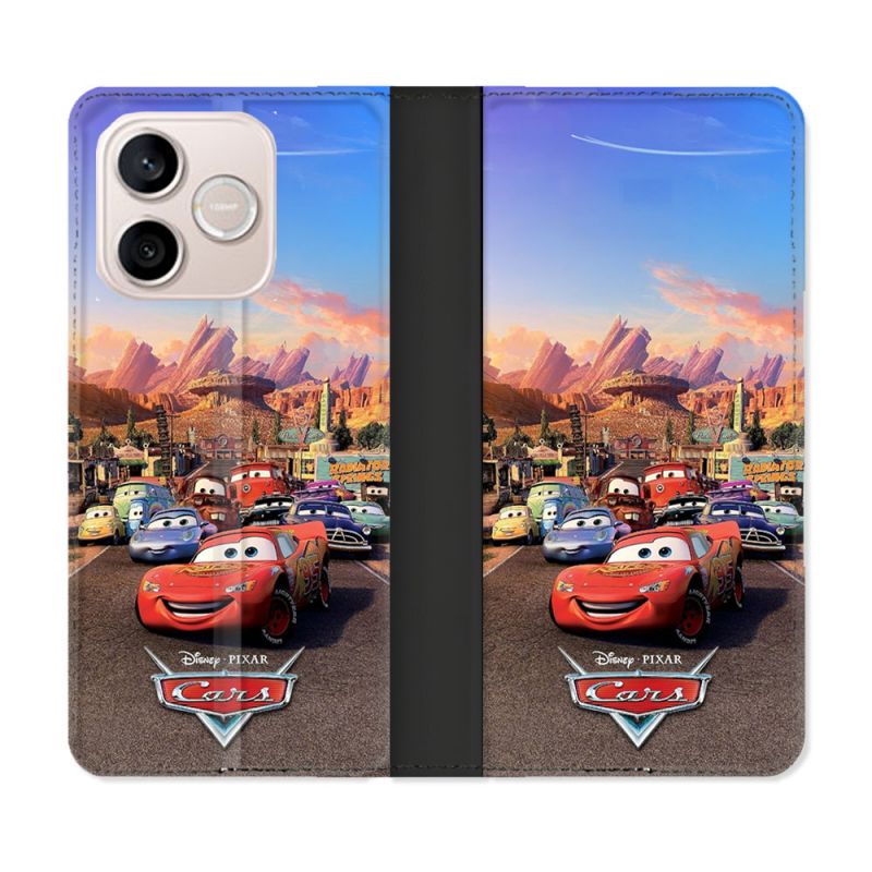Housse Cuir Portefeuille Pour Honor 600 Lite 5G Cars Affiche
