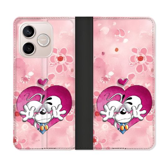 Housse Cuir Portefeuille Pour Honor 600 Lite 5G Didll Love