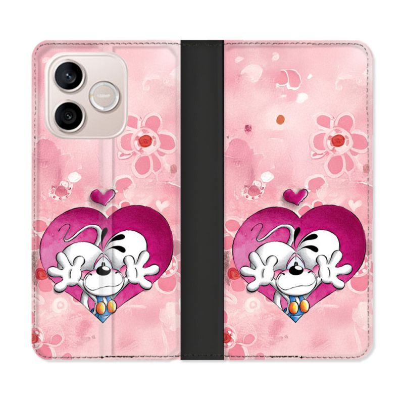 Housse Cuir Portefeuille Pour Honor 600 Lite 5G Didll Love