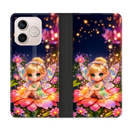 Housse Cuir Portefeuille Pour Honor 600 Lite 5G Fantastique Fee Kawaii