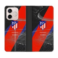 Housse Cuir Portefeuille Pour Honor 600 Lite 5G Foot Athletico Madrid