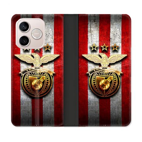 Housse Cuir Portefeuille Pour Honor 600 Lite 5G Foot Benfica