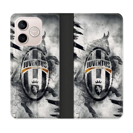 Housse Cuir Portefeuille Pour Honor 600 Lite 5G Foot Juventus Turin