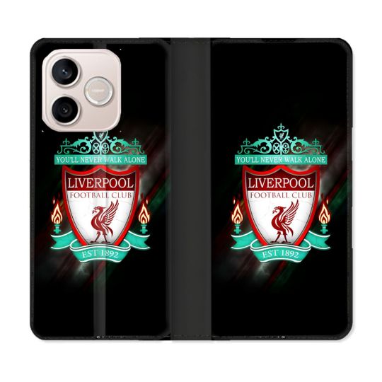 Housse Cuir Portefeuille Pour Honor 600 Lite 5G Foot Liverpool