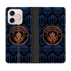 Housse Cuir Portefeuille Pour Honor 600 Lite 5G Foot Manchester City