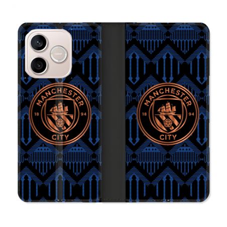 Housse Cuir Portefeuille Pour Honor 600 Lite 5G Foot Manchester City