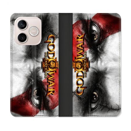 Housse Cuir Portefeuille Pour Honor 600 Lite 5G God Of War GOW