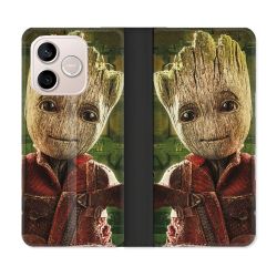 Housse Cuir Portefeuille Pour Honor 600 Lite 5G Groot Vert