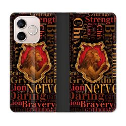 Housse Cuir Portefeuille Pour Honor 600 Lite 5G Harry Potter Griffondor