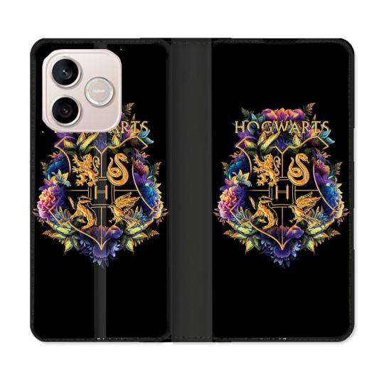 Housse Cuir Portefeuille Pour Honor 600 Lite 5G Harry Potter Hogwarts
