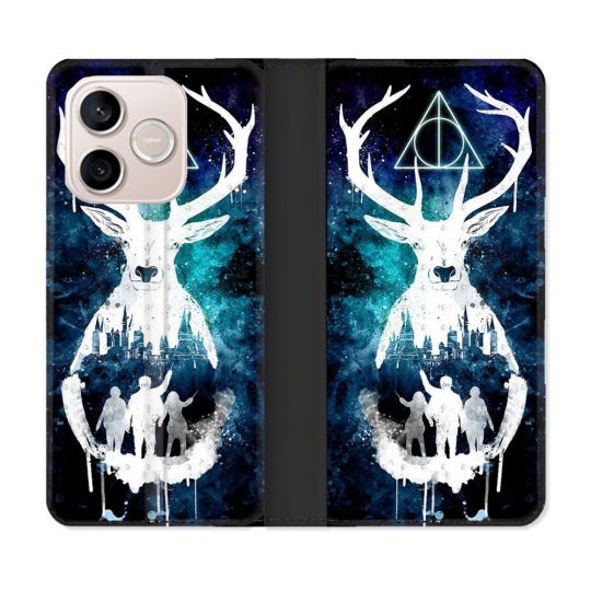 Housse Cuir Portefeuille Pour Honor 600 Lite 5G Harry Potter Patronome