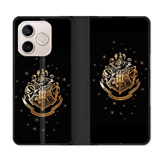 Housse Cuir Portefeuille Pour Honor 600 Lite 5G Harry Potter Poudlard