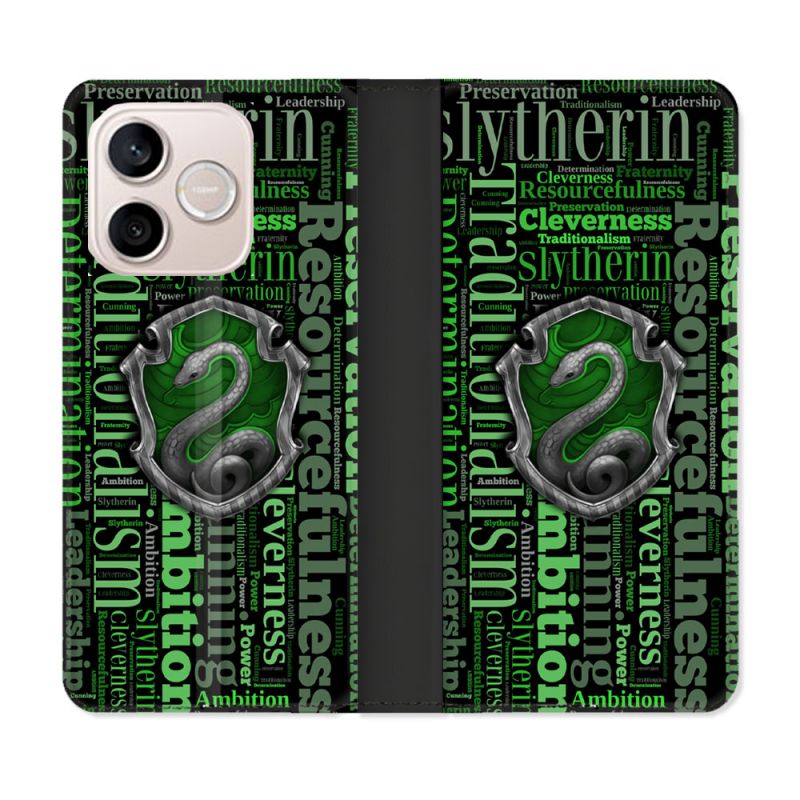 Housse Cuir Portefeuille Pour Honor 600 Lite 5G Harry Potter Serpentar