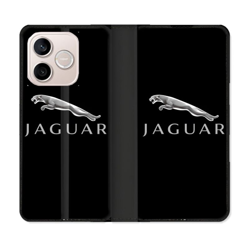 Housse Cuir Portefeuille Pour Honor 600 Lite 5G Jaguar