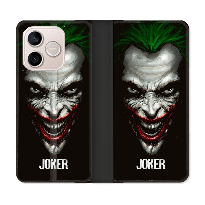 Housse Cuir Portefeuille Pour Honor 600 Lite 5G Joker Noir