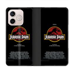 Housse Cuir Portefeuille Pour Honor 600 Lite 5G Jurassic Park Affiche