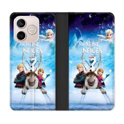 Housse Cuir Portefeuille Pour Honor 600 Lite 5G La Reine Des Neiges