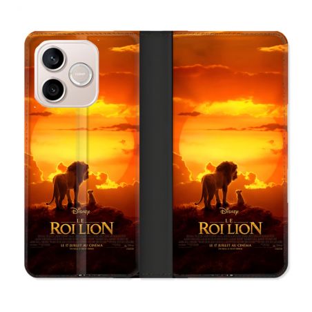 Housse Cuir Portefeuille Pour Honor 600 Lite 5G Le Roi Lion Affiche
