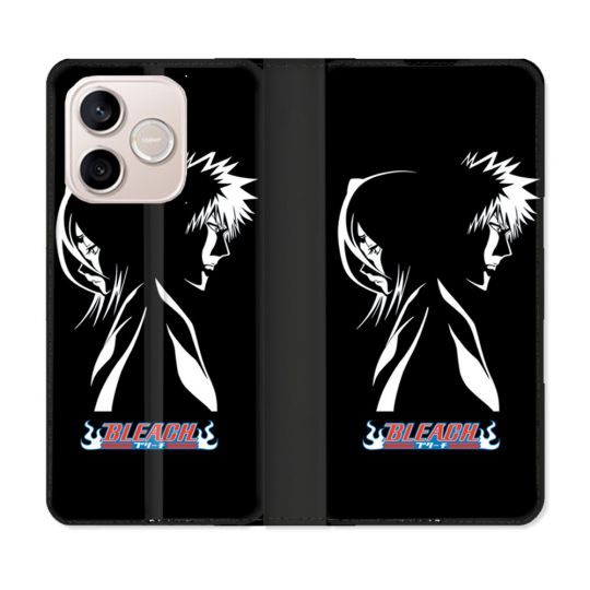 Housse Cuir Portefeuille Pour Honor 600 Lite 5G Manga Bleach Duo