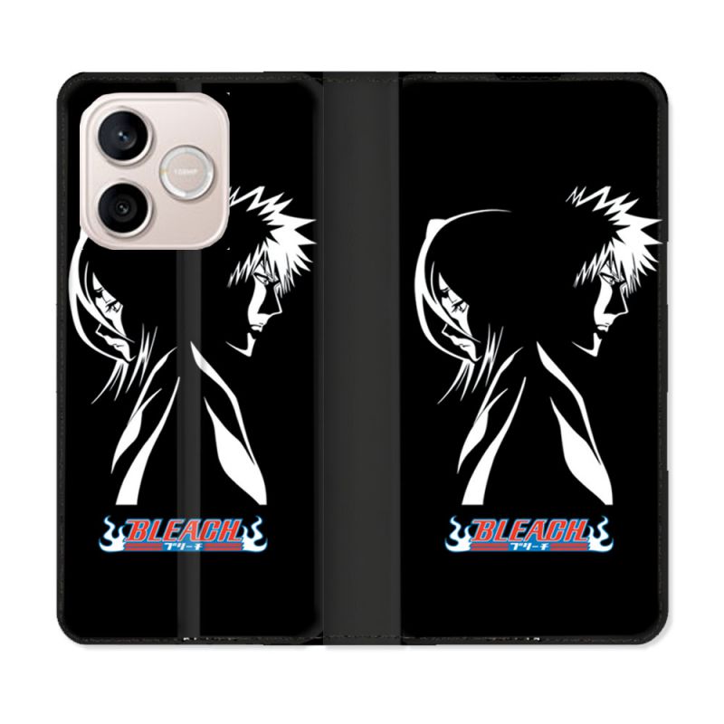 Housse Cuir Portefeuille Pour Honor 600 Lite 5G Manga Bleach Duo