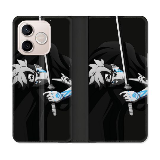 Housse Cuir Portefeuille Pour Honor 600 Lite 5G Manga Boruto Epée