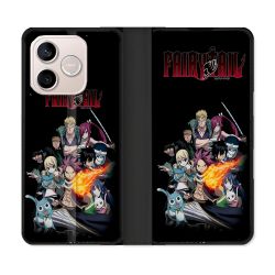 Housse Cuir Portefeuille Pour Honor 600 Lite 5G Manga Fairy Tail Logo Team