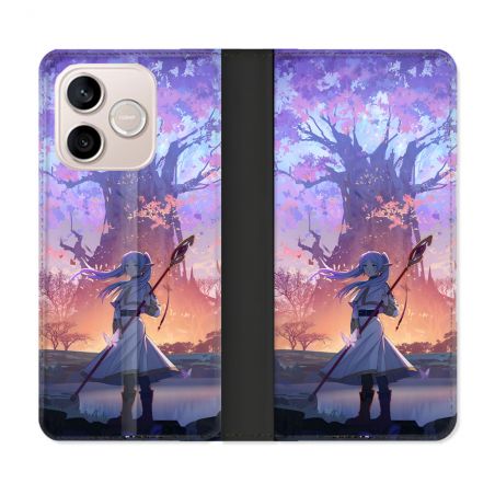 Housse Cuir Portefeuille Pour Honor 600 Lite 5G Manga Frieren