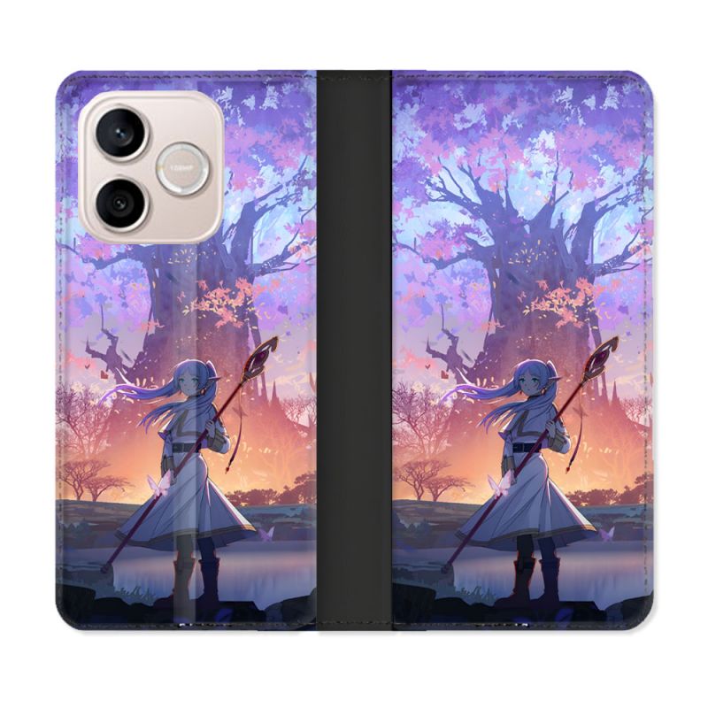 Housse Cuir Portefeuille Pour Honor 600 Lite 5G Manga Frieren