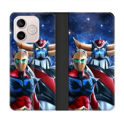 Housse Cuir Portefeuille Pour Honor 600 Lite 5G Manga Goldorak