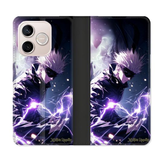 Housse Cuir Portefeuille Pour Honor 600 Lite 5G Manga Jujutsu Kaisen Gojo Saturo