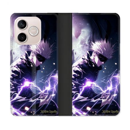 Housse Cuir Portefeuille Pour Honor 600 Lite 5G Manga Jujutsu Kaisen Gojo Saturo