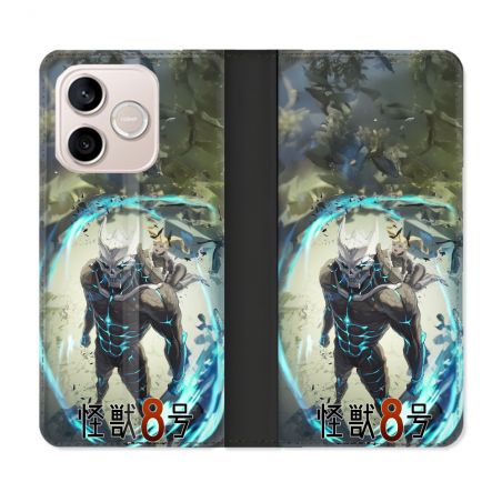 Housse Cuir Portefeuille Pour Honor 600 Lite 5G Manga Kaiju N° 8 Kafka Hibino
