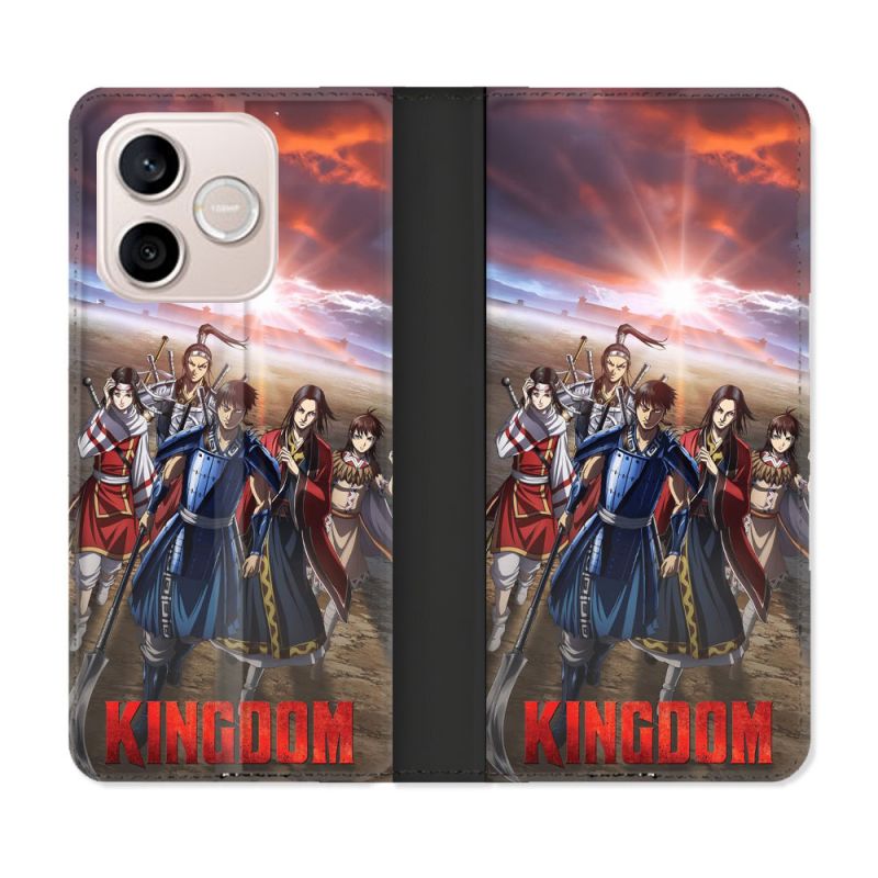 Housse Cuir Portefeuille Pour Honor 600 Lite 5G Manga Kingdom Affiche