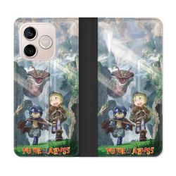 Housse Cuir Portefeuille Pour Honor 600 Lite 5G Manga Made In Abyss Affiche