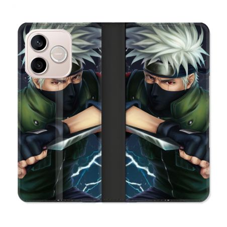Housse Cuir Portefeuille Pour Honor 600 Lite 5G Manga Naruto Kakashi
