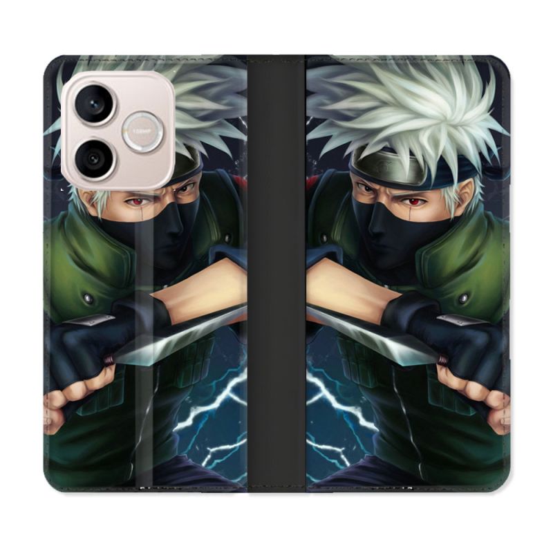 Housse Cuir Portefeuille Pour Honor 600 Lite 5G Manga Naruto Kakashi