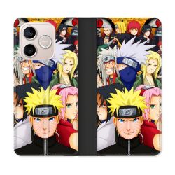Housse Cuir Portefeuille Pour Honor 600 Lite 5G Manga Naruto Team