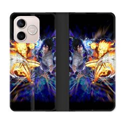 Housse Cuir Portefeuille Pour Honor 600 Lite 5G Manga Naruto VS