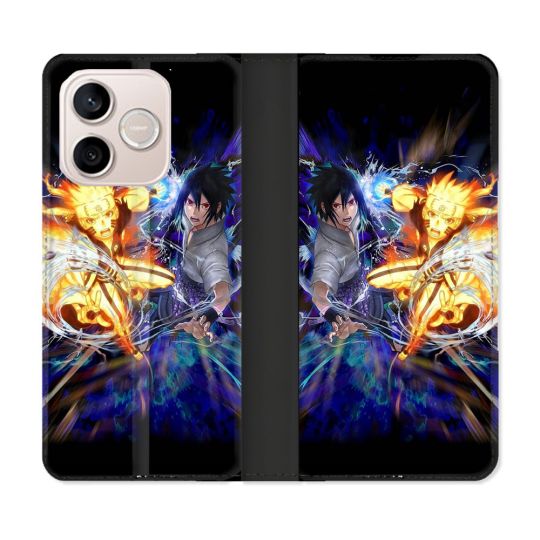 Housse Cuir Portefeuille Pour Honor 600 Lite 5G Manga Naruto VS